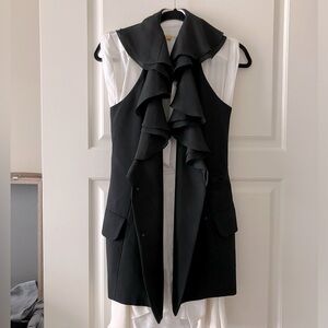 Bill Blass Vintage Black Tuxedo Dress/Jacket